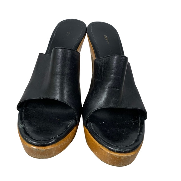 Sergio Rossi Wooden Heeled Mules - Picture 5 of 13